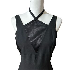 Adrianna Papell Classic Black Formal Gown - Empire Waist - Size 10